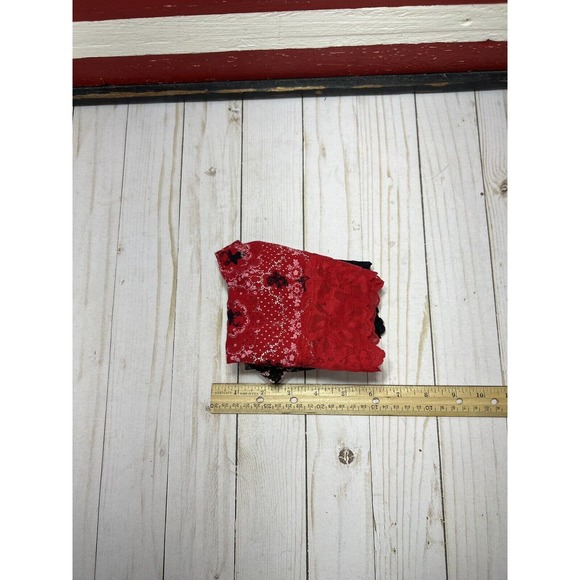 2 NEW XL FLORAL LACE Victorias Victoria’s Secret HIP-HUGGER Panties Red Black - Picture 8 of 10